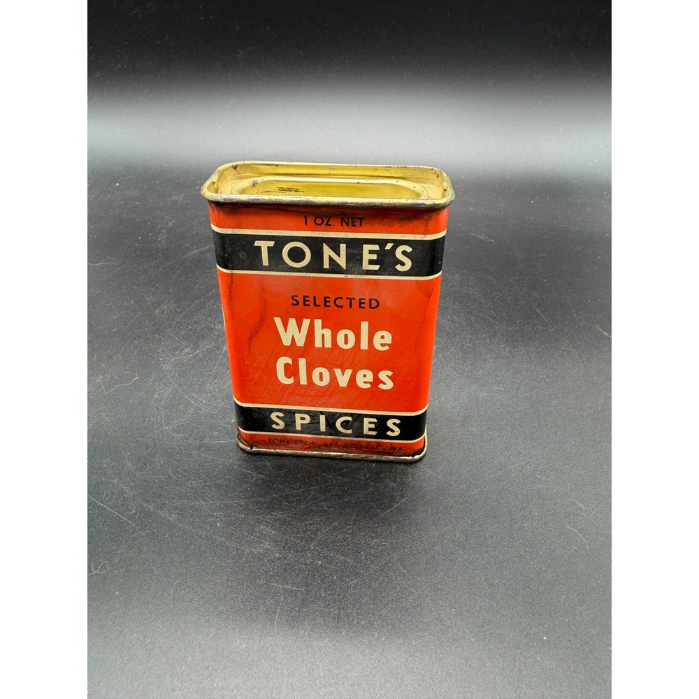 Vintage Tone's Whole Cloves Tin